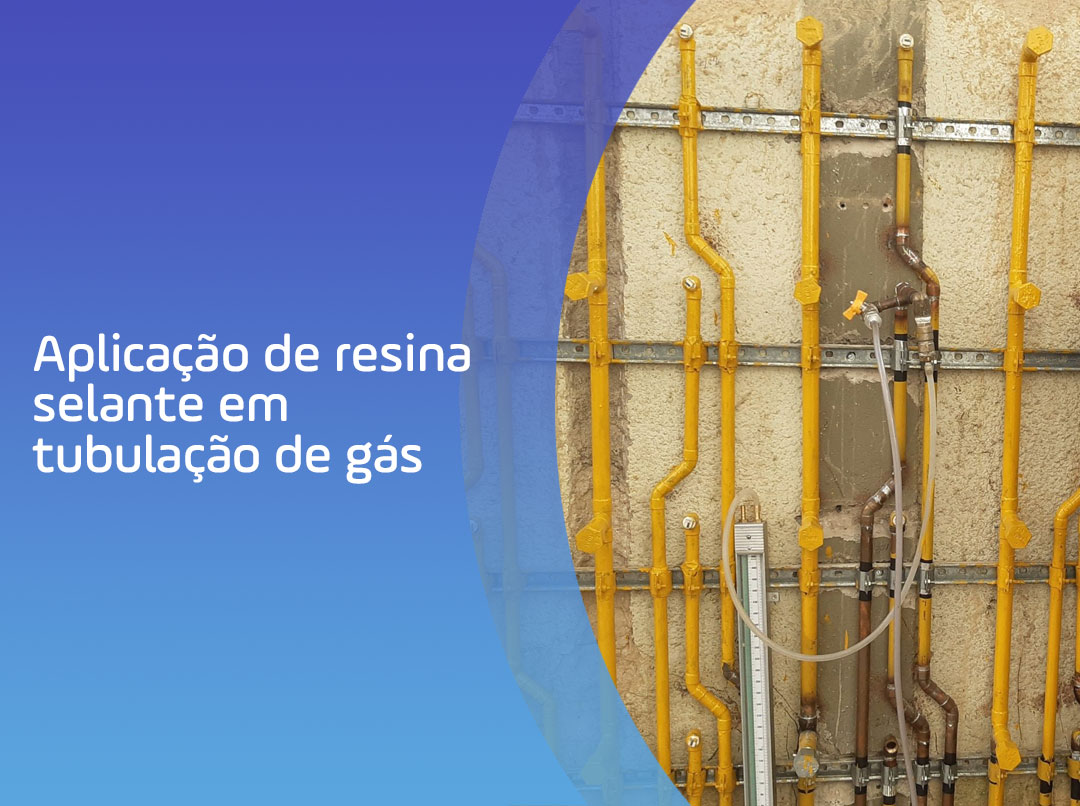 Aplicação de resina selante